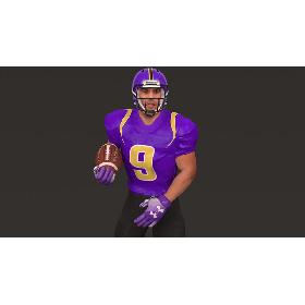 American Football Player 2020 V5 Rigged 3D